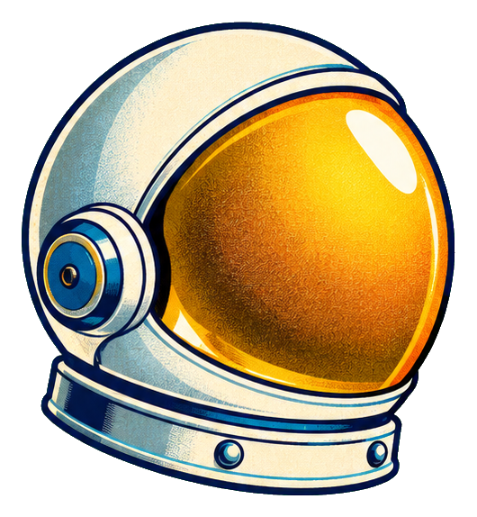 Preview for Gold Visor Astronaut Helmet