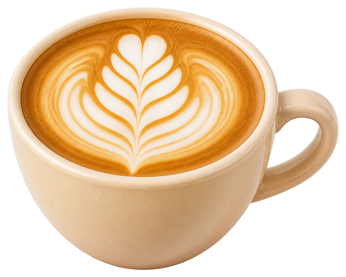 Preview for Latte Art Rosetta Coffee Sticker