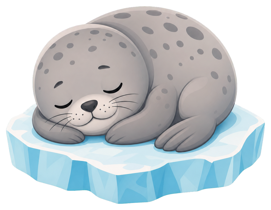 Preview for Sleeping Seal Sticker Graphic