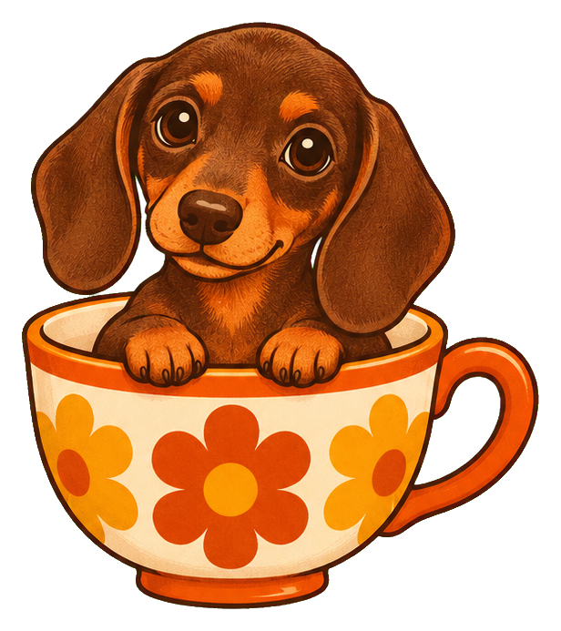 Preview for Groovy Dachshund Teacup Pup