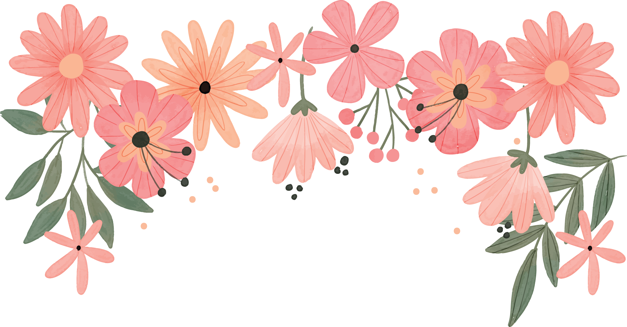 Preview for Pink-floral-design-element-flowers-sticker-5c833