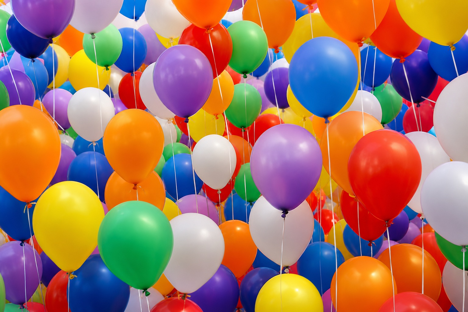 Preview for Rainbow Balloon Cloud Stock Background