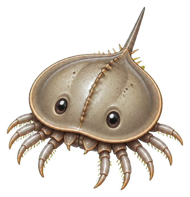 Preview for Bronze Horseshoe Crab Sticker