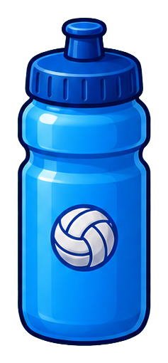 Preview for Volleyball Water Bottle Sticker