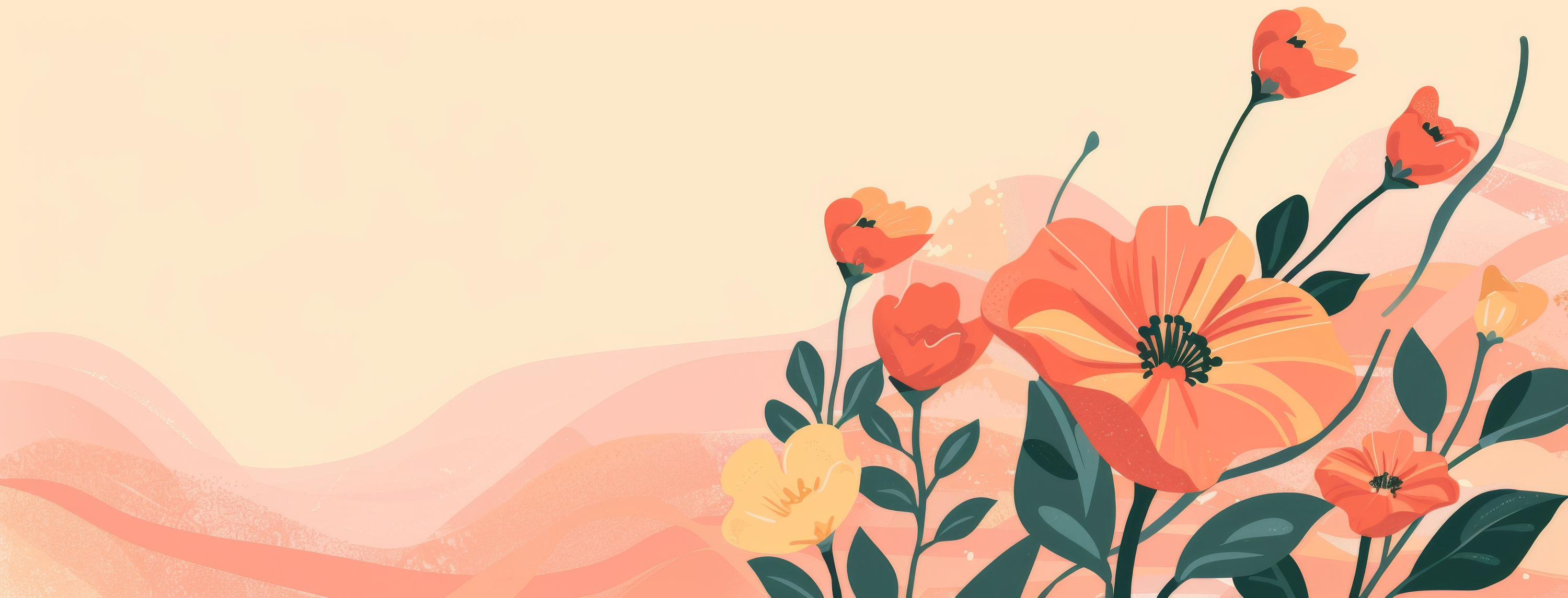 Preview for Orange-floral-design-mothers-day-background-6f02e