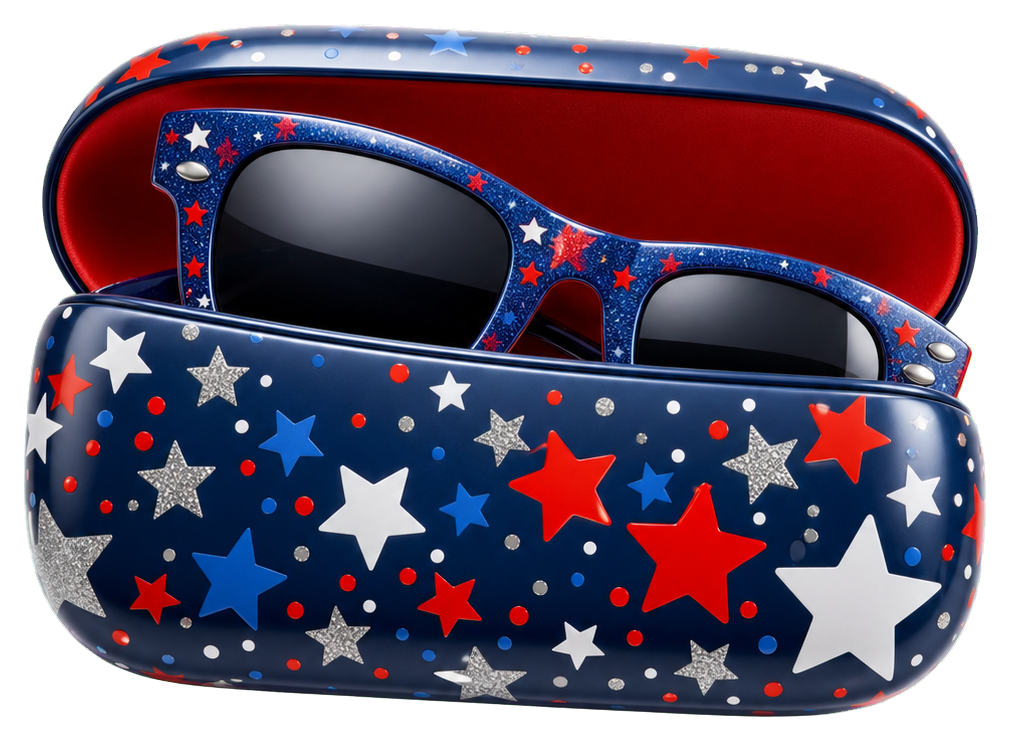 Preview for Patriotic Sunglasses Case Sticker