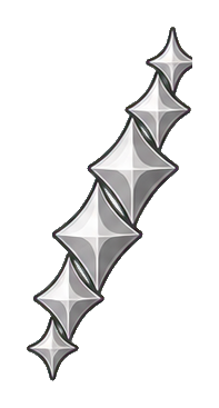 Preview for Silver Rhombus Sparkle Streak Sticker