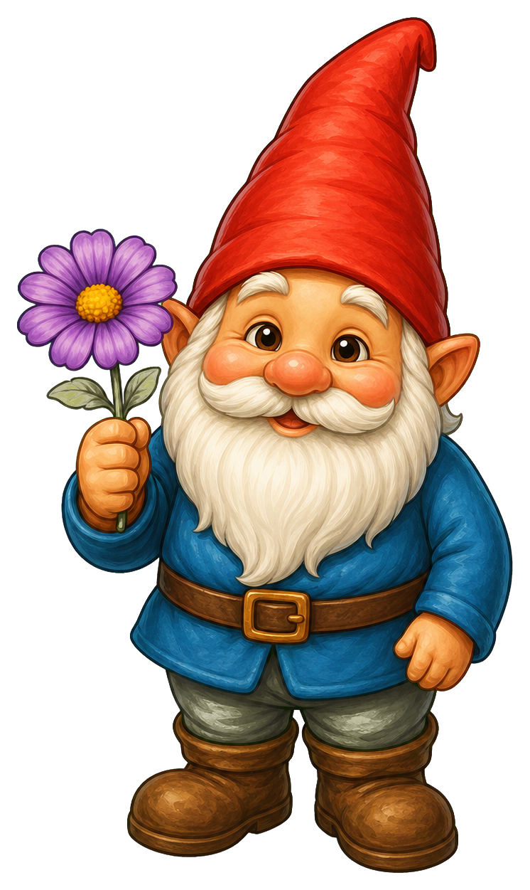 Preview for Garden Gnome Sticker For Creative Designs