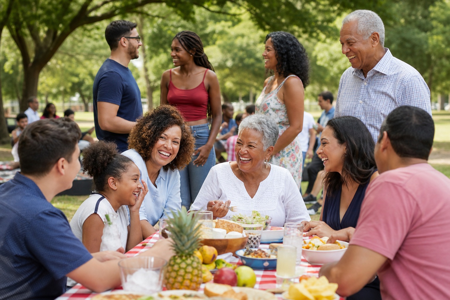 Preview for Family Reunion Picnic Park Background