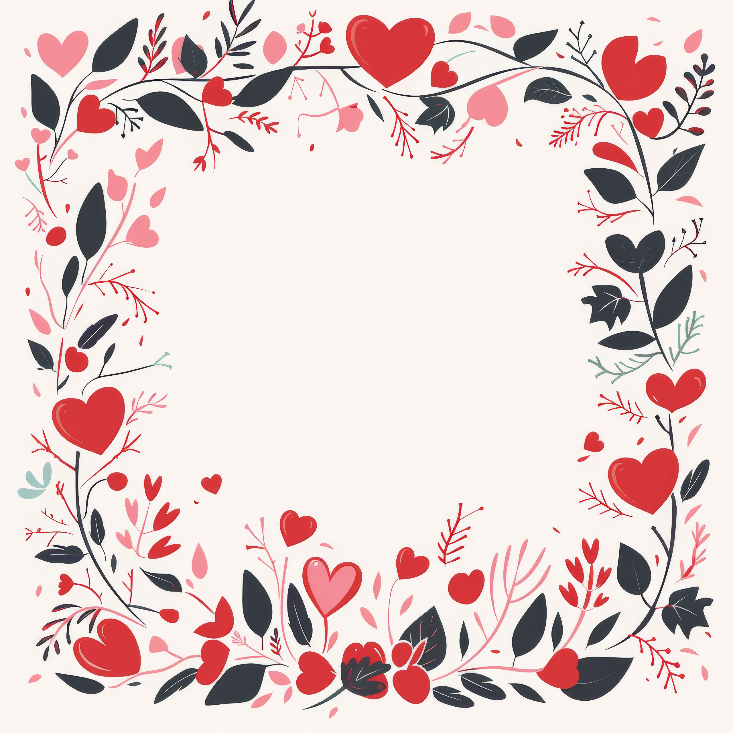 Preview for Valentines-day-heart-frame-mothers-day-background-6712c
