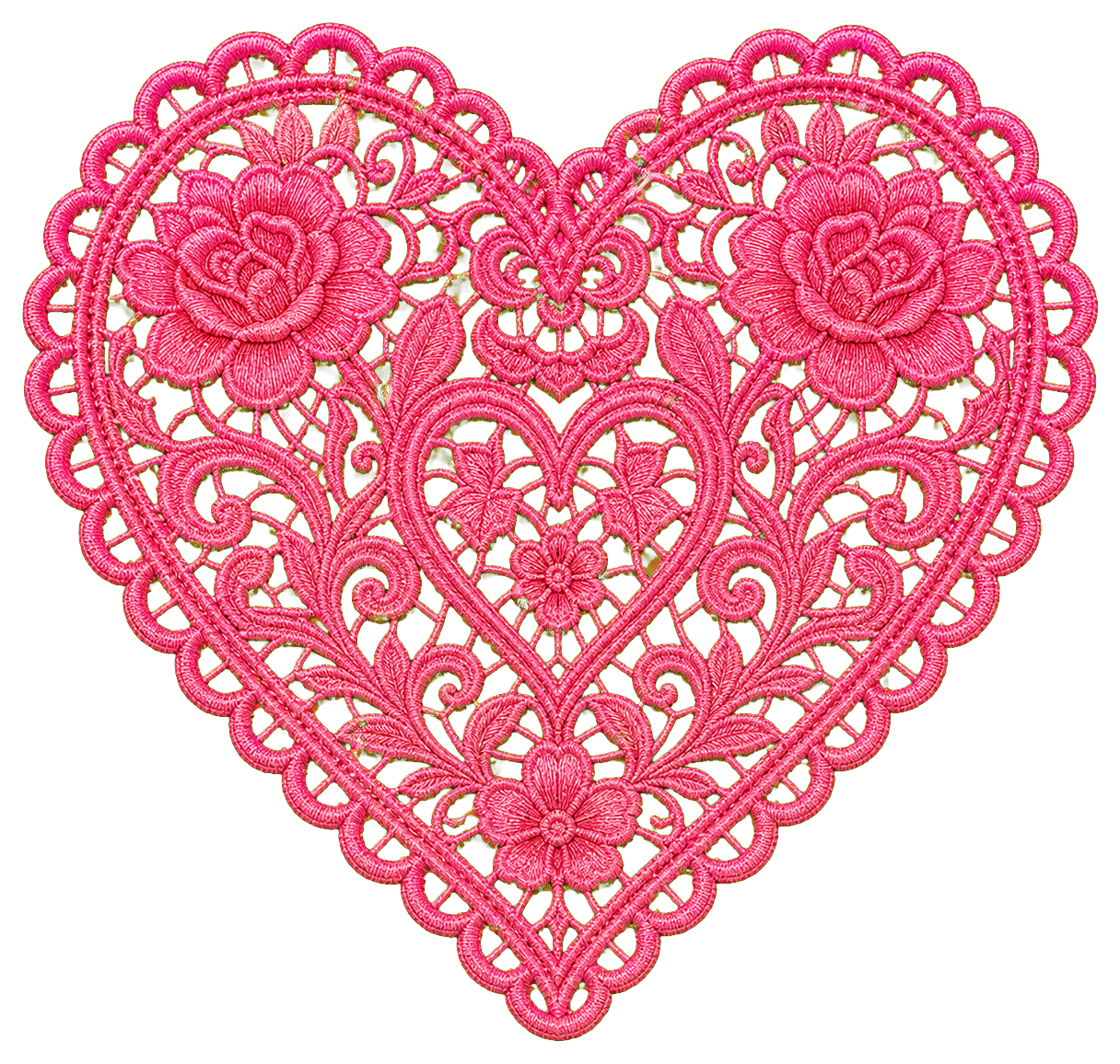 Preview for Lace Heart Sticker Graphic