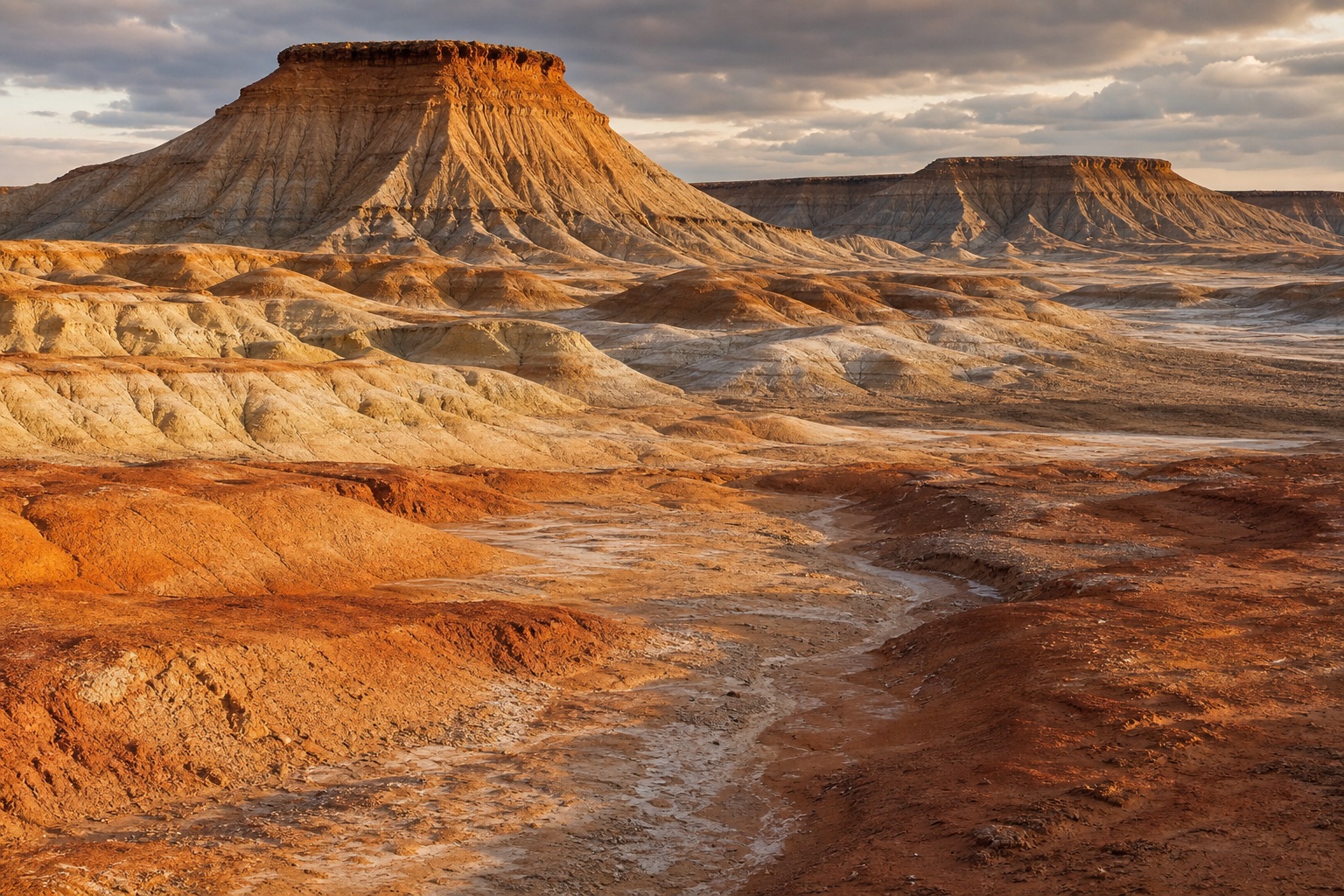 Preview for Desert Clay Landscape Background