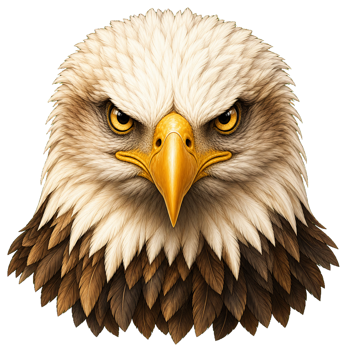 Preview for Eagle Face Front Sticker