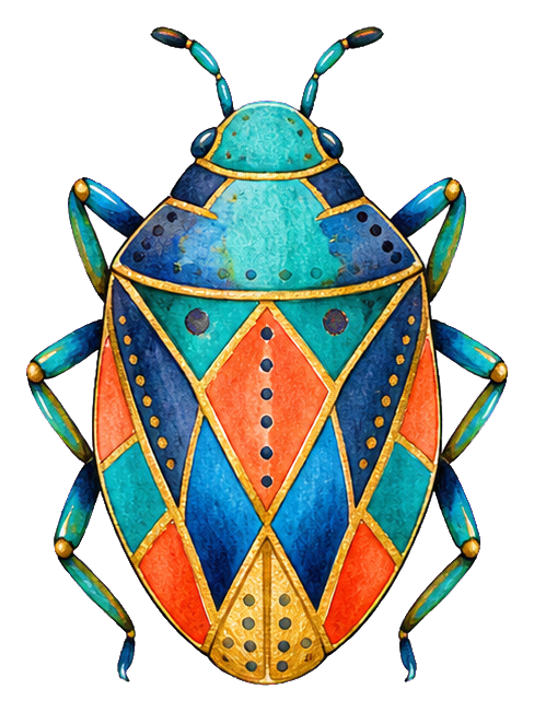 Preview for Carnival Shield Bug Sticker