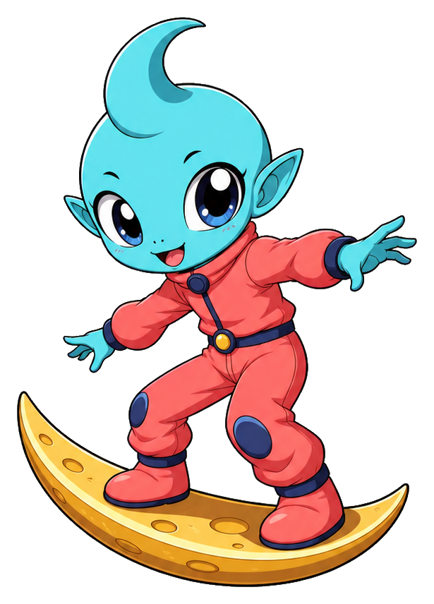 Preview for Anime Alien Creature Sticker