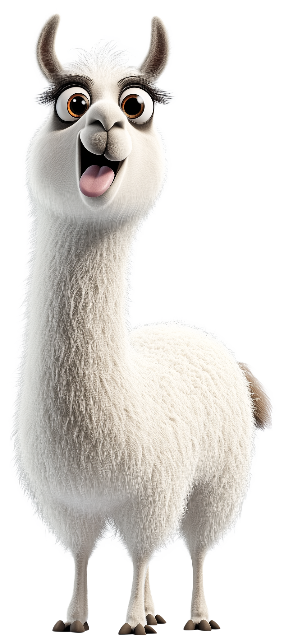 Preview for Cute Llama Emoji Sticker