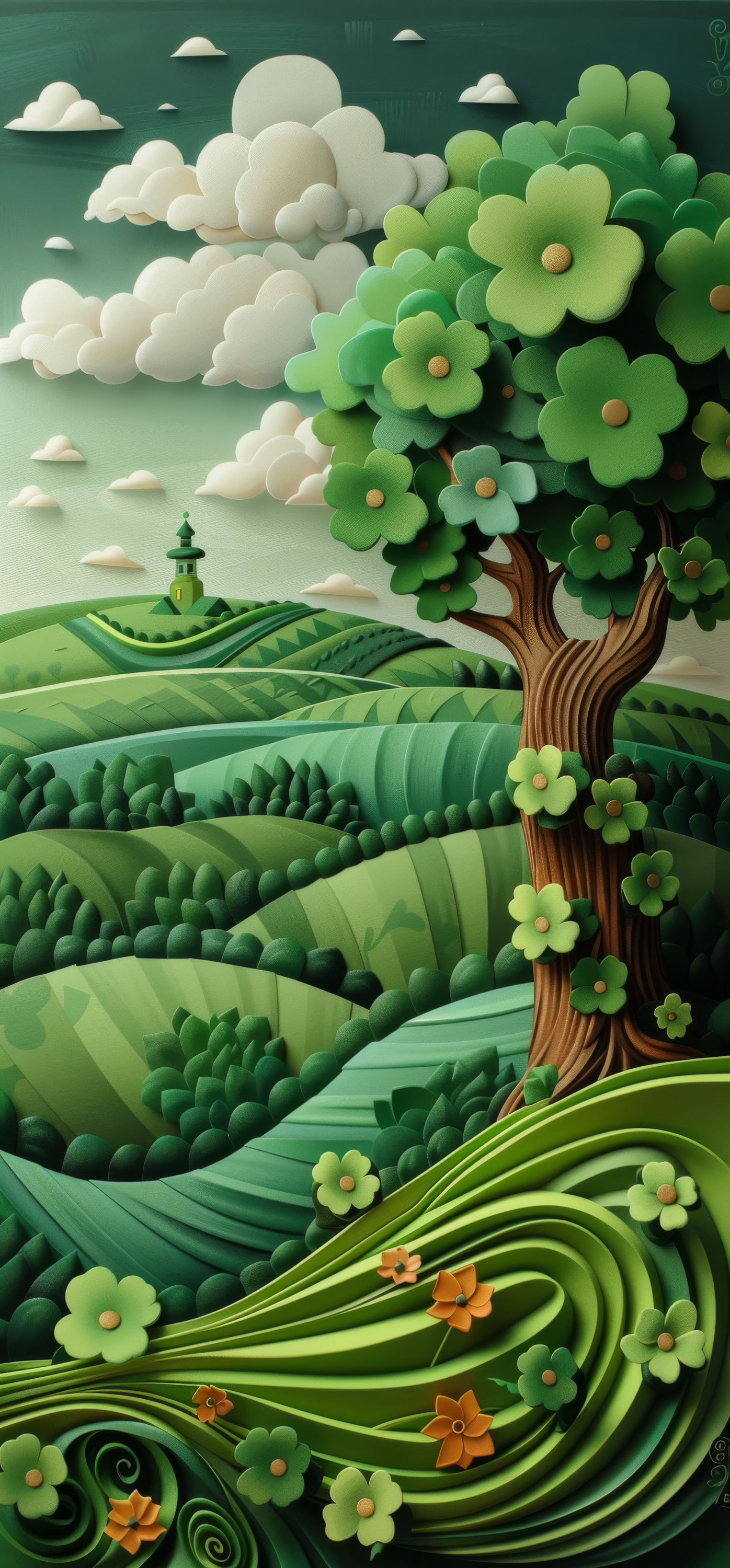 Preview for Paper-cut-landscape-art-st-patricks-background-1ae9b