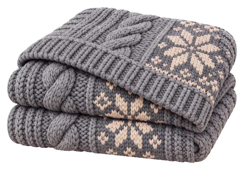 Preview for Knit Winter Folded Throw