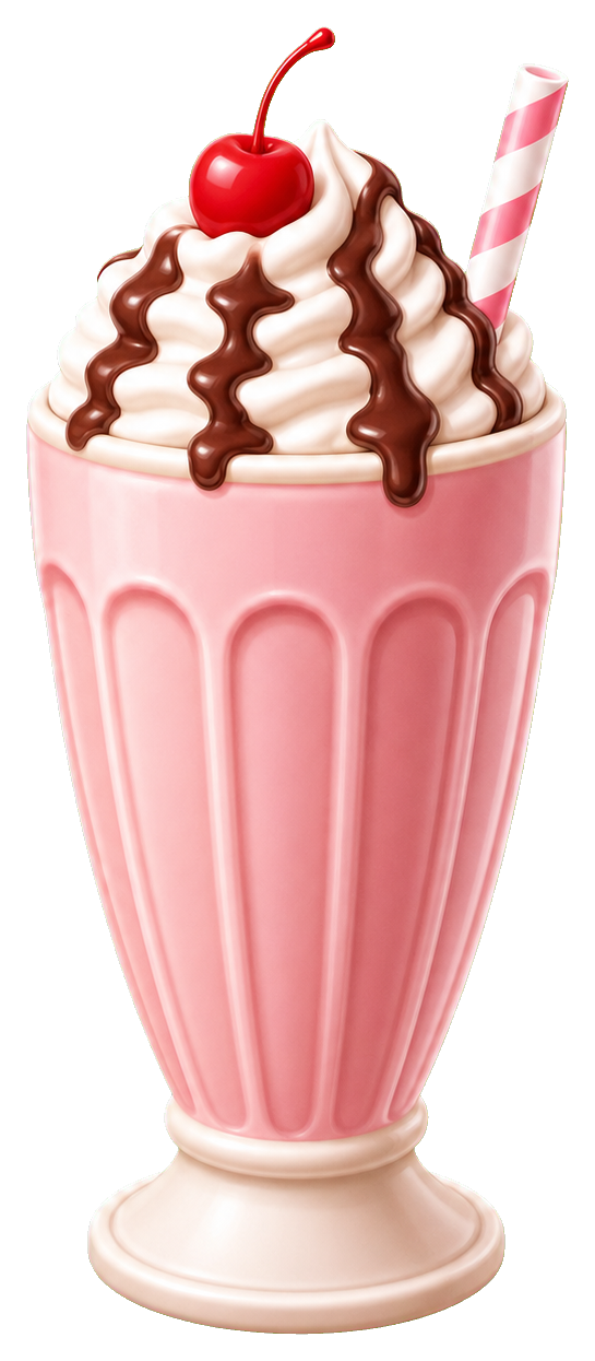 Preview for Milkshake Glass Sticker