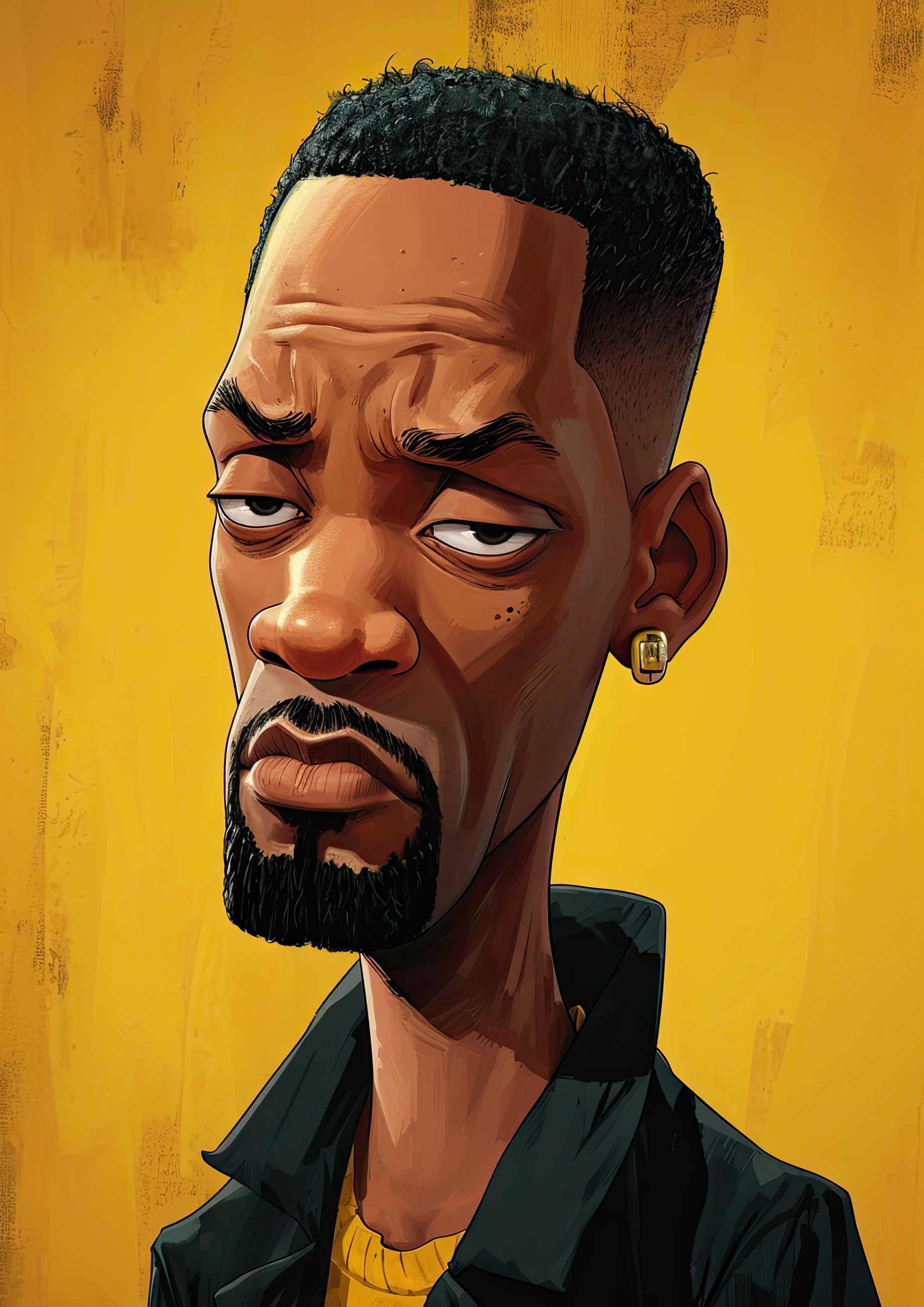 Preview for Cartoon-man-portrait-illustration-celebrities-background-39d99