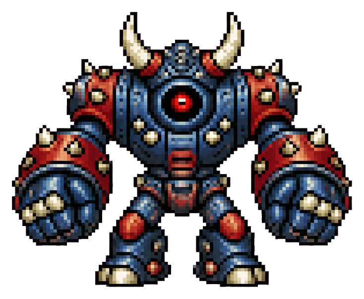 Preview for Pixel Boss Robot Sticker