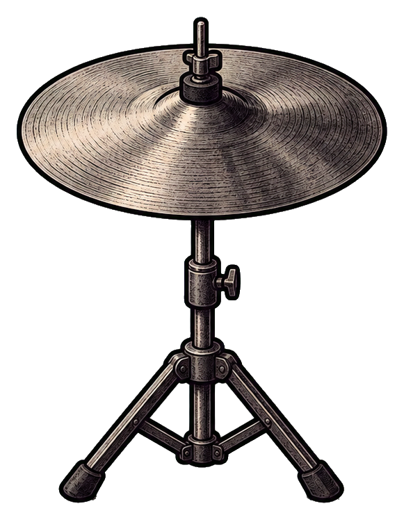 Preview for Crash Cymbal Stand Sticker
