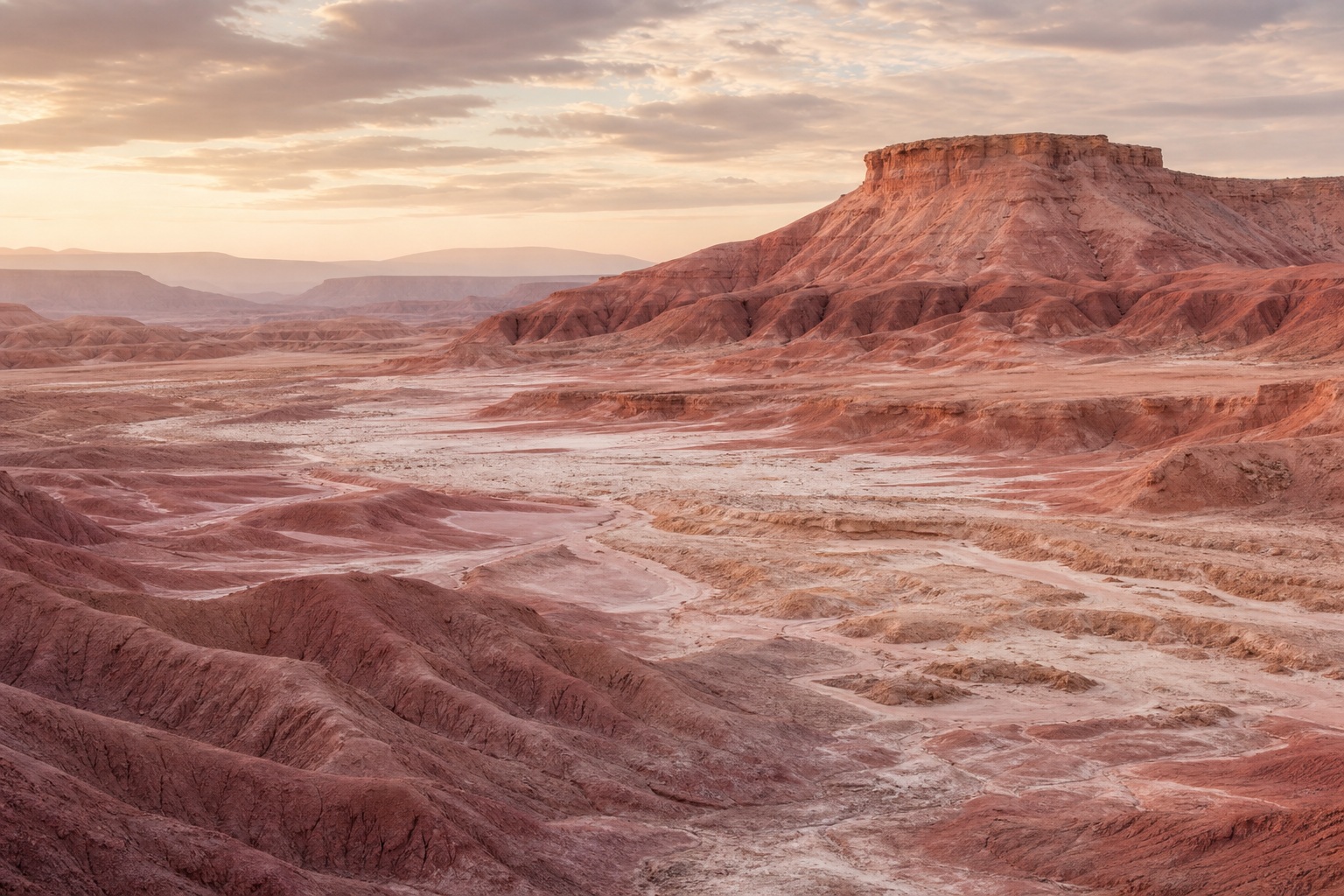 Preview for Desert Clay Landscape Background
