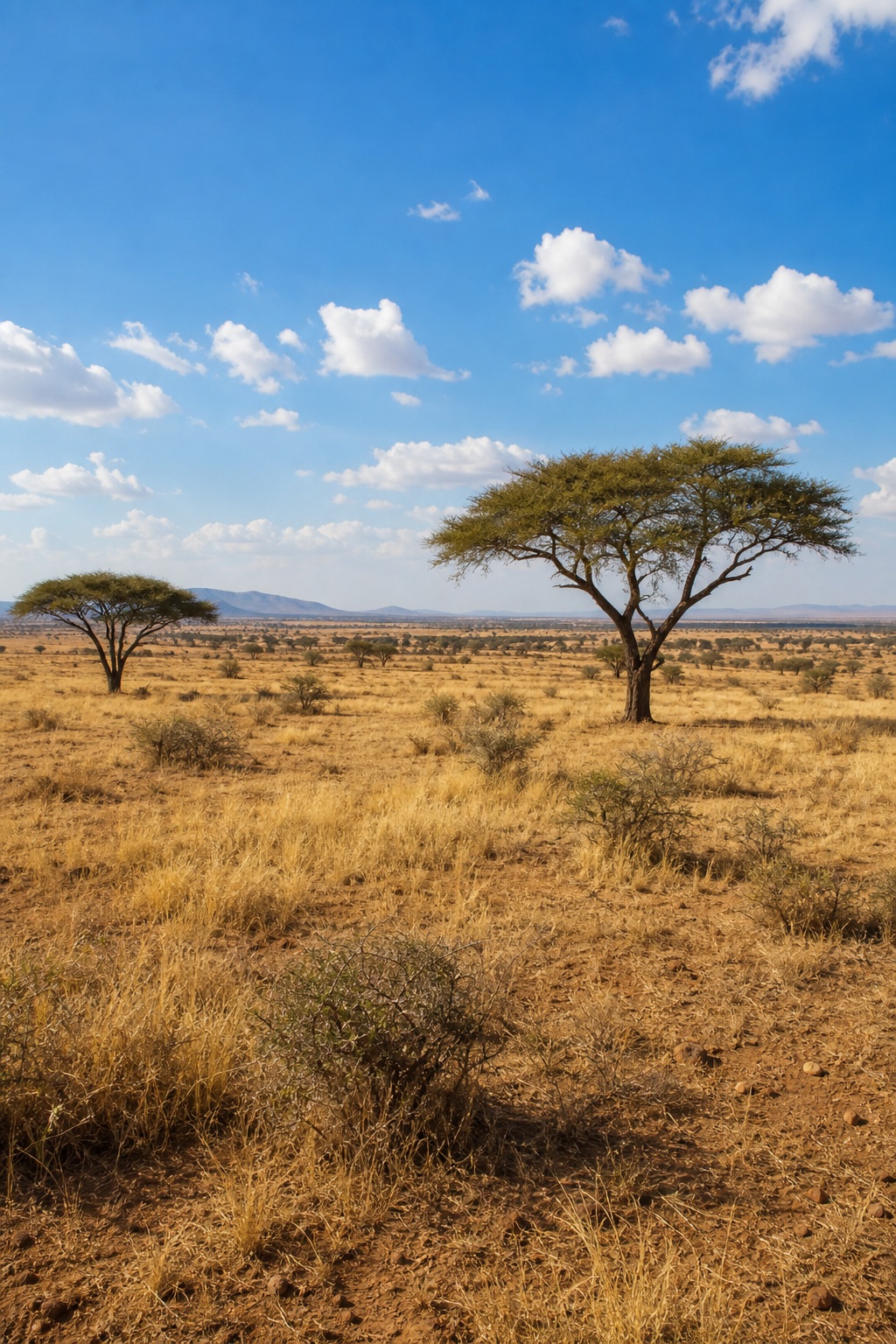 Preview for Dry Noon Grassland Horizon Background