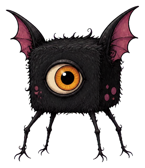 Preview for Fuzzy Bat Ear Alien Sticker