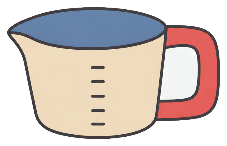 Preview for Measuring Cup Sticker For Pizap Designs