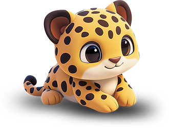Preview for Cartoon-leopard-character-animal-sticker-34666
