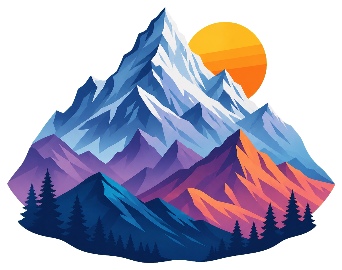 Preview for Mountain Badge Sticker