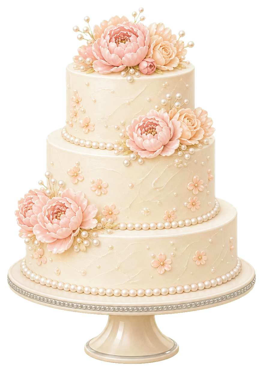 Preview for Wedding Cake Sticker Graphic
