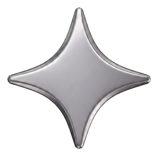 Preview for Silver Throwing Star Sticker