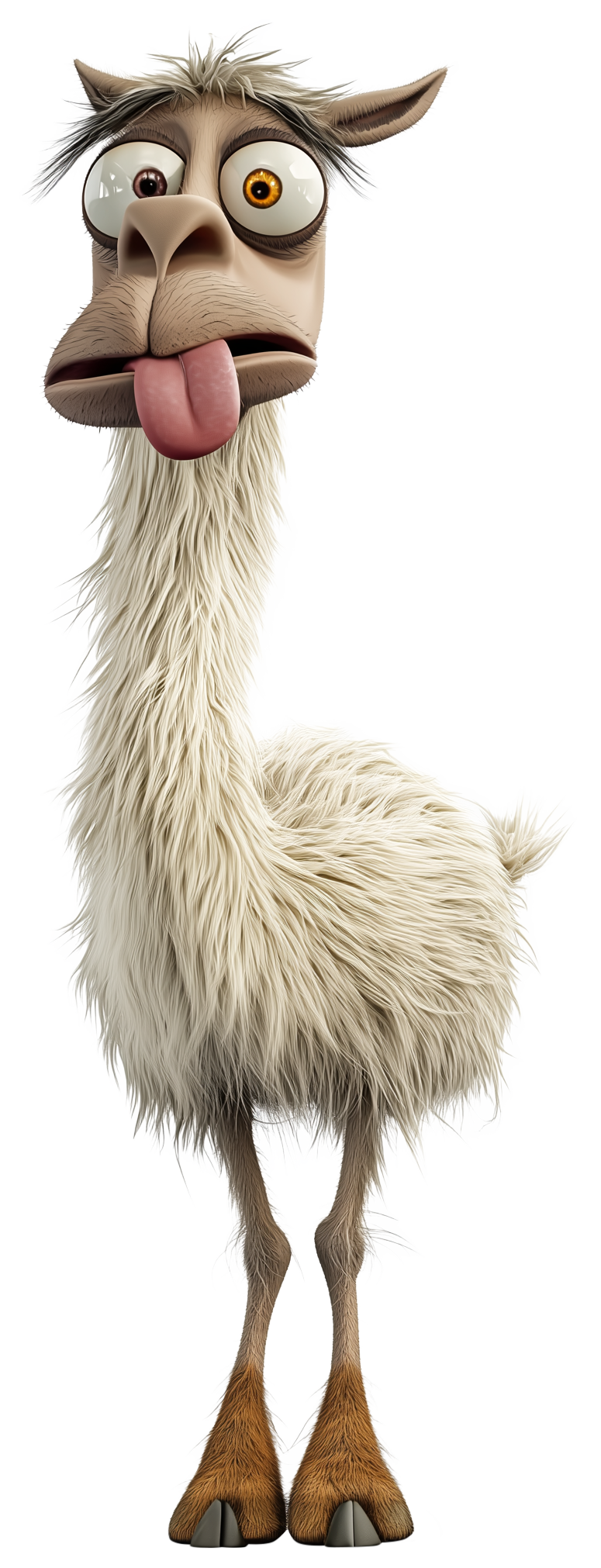 Preview for Llama Emoji Sticker Graphic