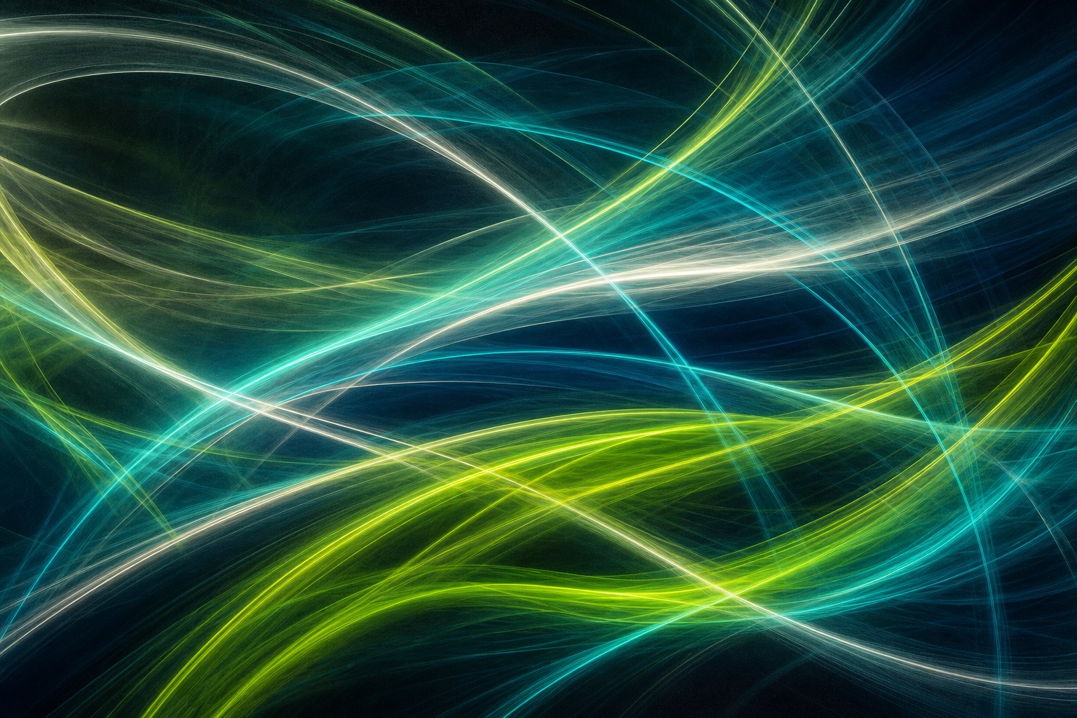 Preview for Teal Lime Intersecting Light Arcs Background