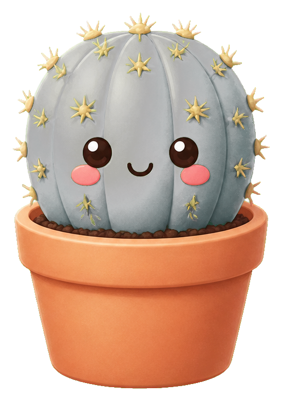 Preview for Kawaii Potted Cactus Sticker