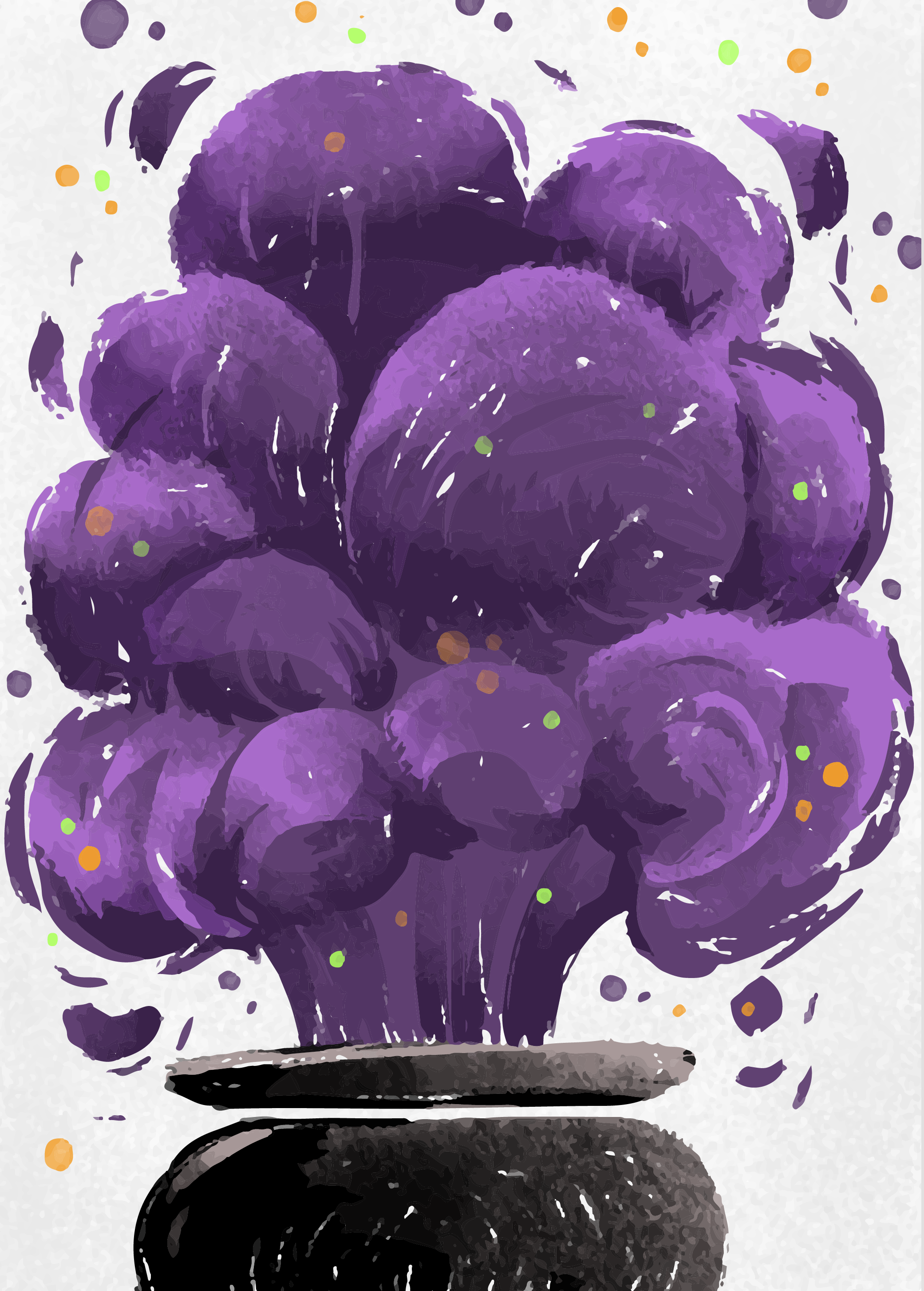 Preview for Purple-floral-arrangement-halloween-background-fbd00