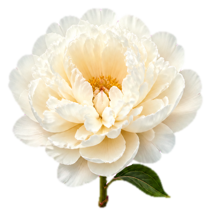 Preview for Ivory Peony Sticker Graphic