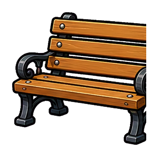 Preview for Park Bench Sticker Graphic