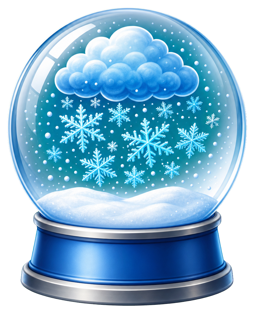 Preview for Snow Globe Blank Sticker