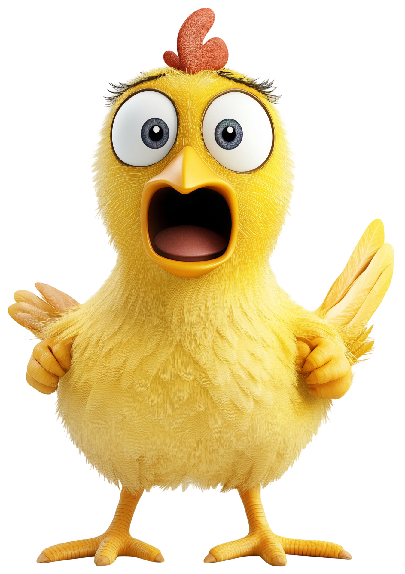 Preview for Cute Chicken Sticker Graphic
