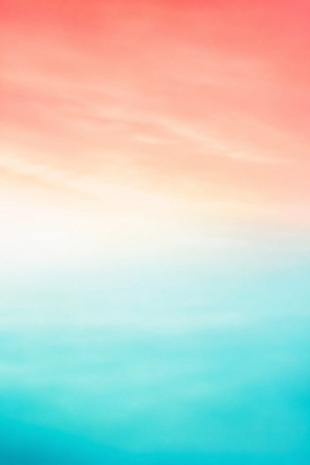 Soft vertical gradient shifting from coral pink at the top to aqua turquoise at the bottom.