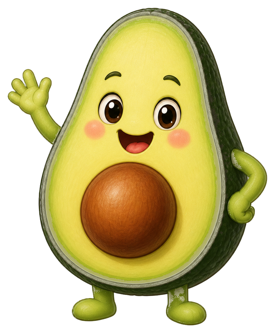 Preview for Avocado Buddy Sticker Graphic