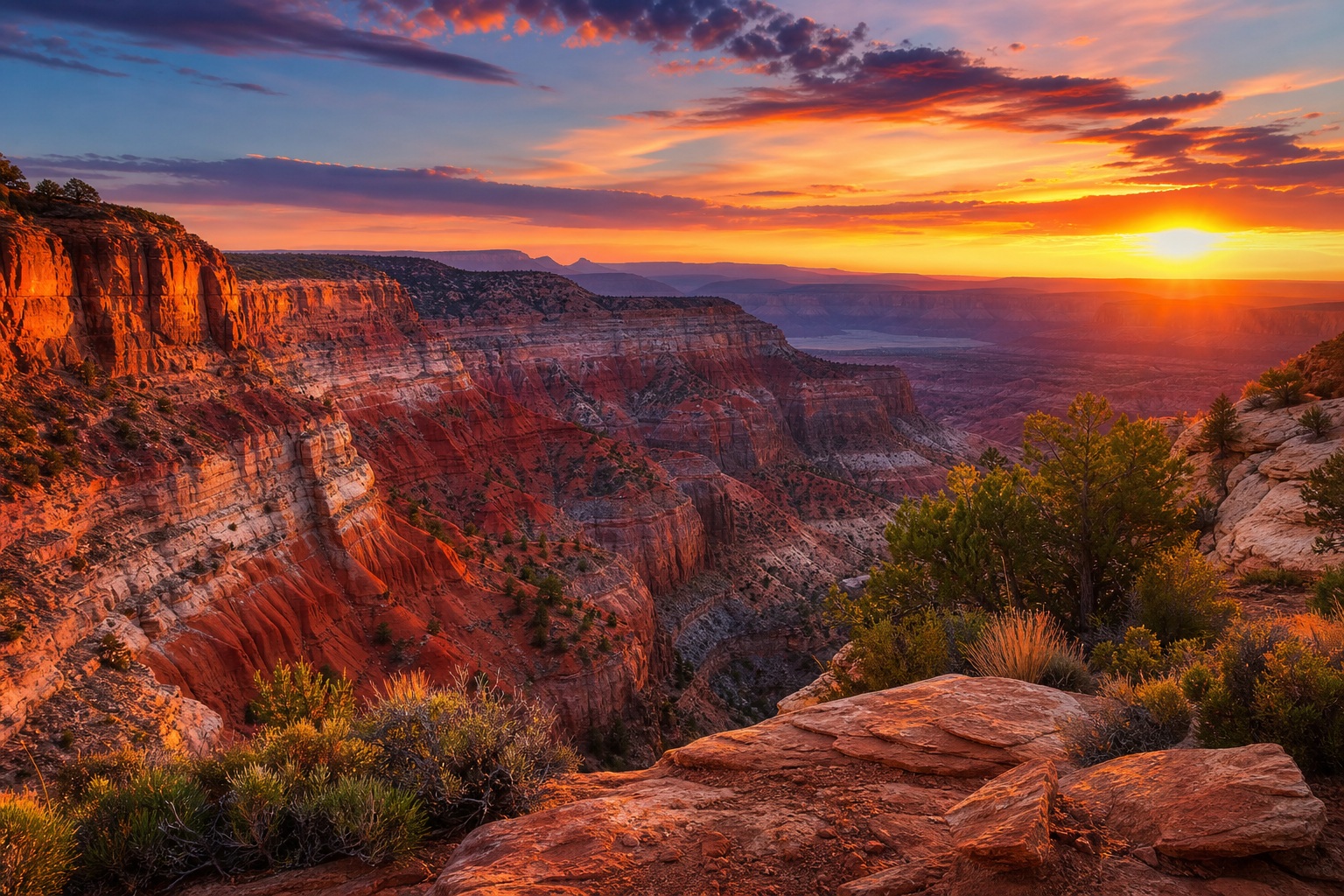 Preview for Canyon Desert Horizon Background