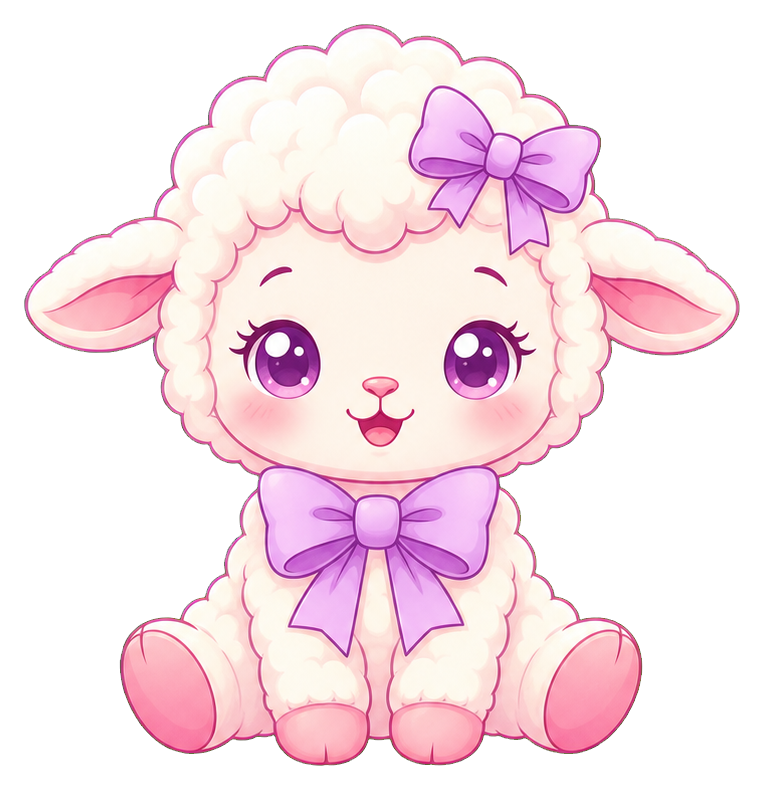 Preview for Baby Lamb Cute Sticker Graphic