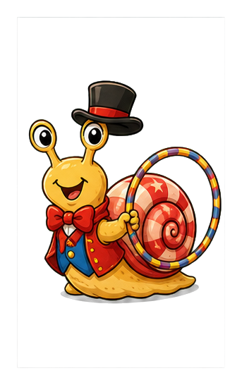 Preview for Circus Snail Sticker