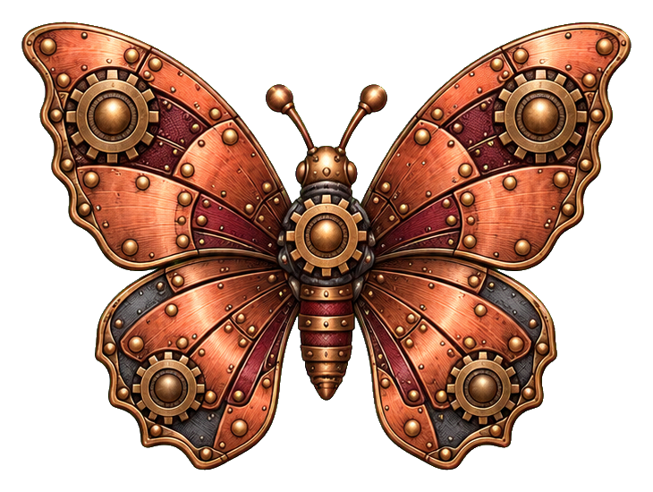 Preview for Steampunk Clockwork Butterfly