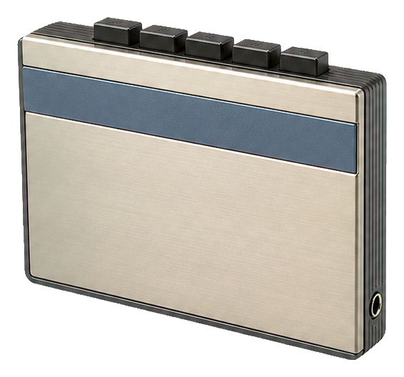 Preview for Slim Metal Cassette Player Sticker