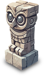 Preview for Stone-owl-statue-illustration-islandobjects-sticker-73238